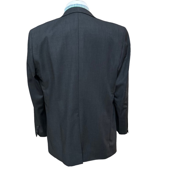 Pronto Uomo Mens Platinum Travel Two Button‎ Performance Wool Blazer Jacket 44L - Picture 4 of 14